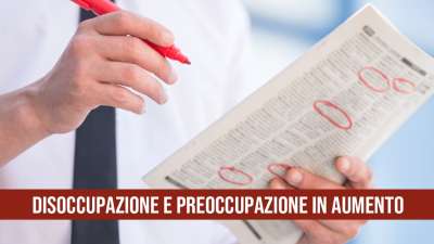 Disoccupazione in aumento
