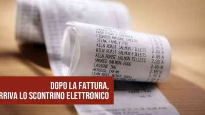 Dopo la fattura, c'è lo scontrino elettronico.