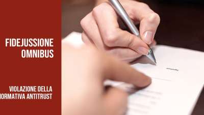 Fidejussione omnibus, violazione antitrust.