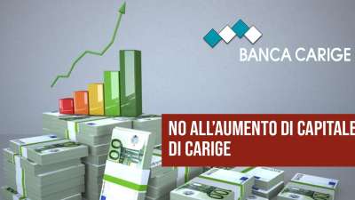 Carige: no all'aumento di capitale.